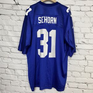 Vintage 90s Puma New‎ York Giants Jason Sehorn #31 Jersey Mens Size 2XL Blue